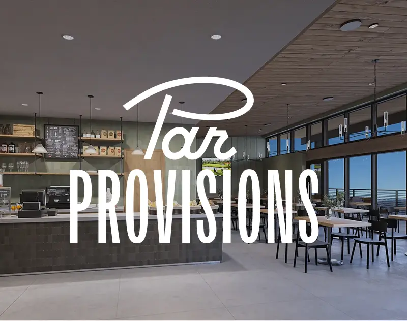 Interior rendering of Par Provisions café and dining space at ParOne